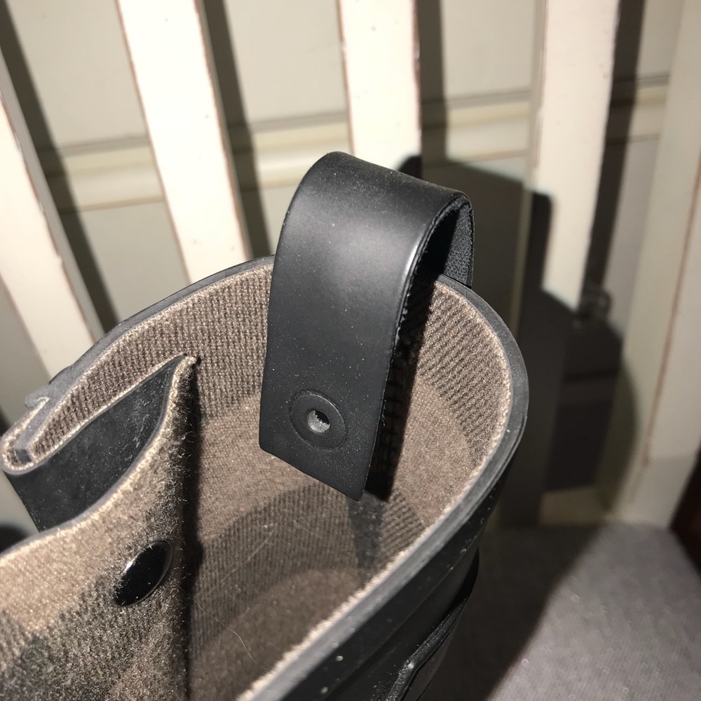 Burberry Black/Grey Rain Boots - Picture 5 of 7